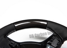  Carbon Lenkrad Porsche 981 991 911 Leder Alcantara abgeflacht 12 Uhr Ring 