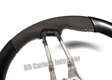  Carbon Lenkrad Porsche 992 911 Leder Alcantara abgeflacht 12 Uhr Ring 