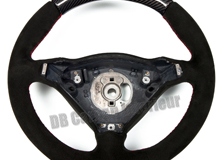  carbon steering wheel Porsche 986 996 911 leather alcantara flat bottom 12 o´clock ring 