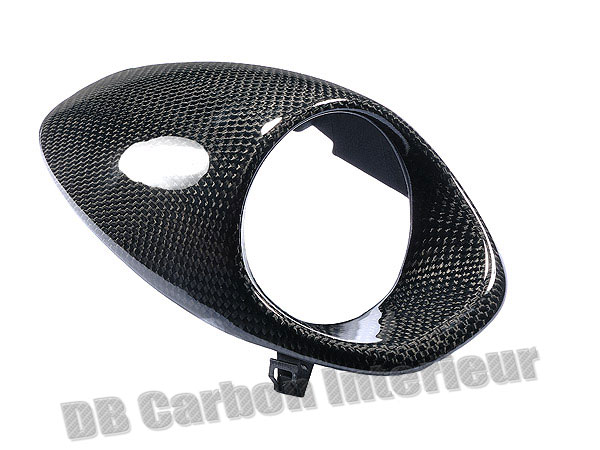 DB Carbon Sport chrono clock/instrument housing on dashboard for