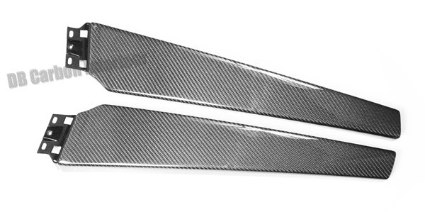 Audi A6 4F carbon b pillar trim panel window cover lining exterior carbon parts