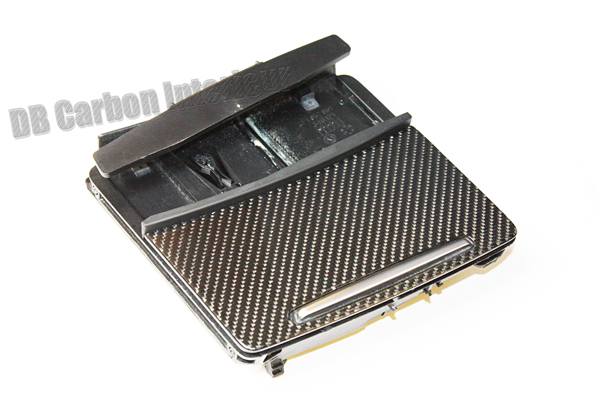 Audi A6 4F carbon ash tray lid storage box cover middle console trim lining ashtray center console carbon parts