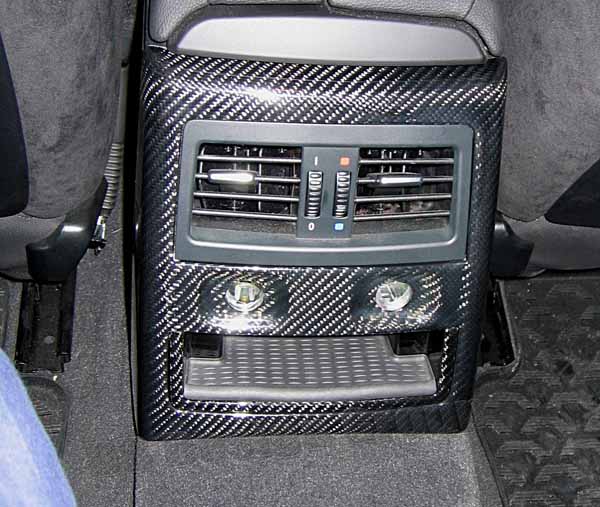 BMW fibre de carbone Cupholder Surround Trim e90 e91 e92 e93