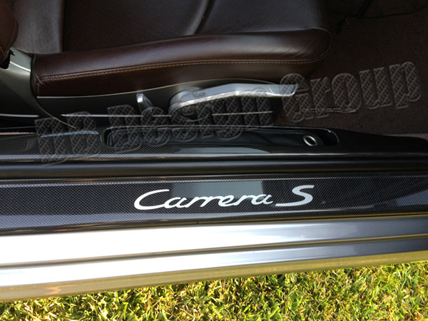 Porsche 997.2 carbon Ablagefach Einstieg Schweller Verkleidung Fach Einstiegsleiste