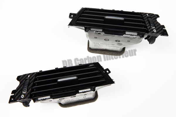 BMW 3 E90, E91, LCI, E92, E93 carbon side vent trim dash air vent duct cover dashboard carbon parts