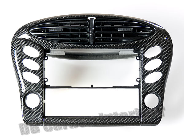 Porsche 986 Carbon Konsole Mitteldüse Armaturenbrett Verkleidung Luftdüse Klima Rahmen