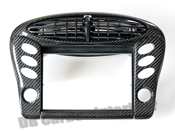 Porsche 986 Carbon Konsole Mitteldüse Armaturenbrett Verkleidung Luftdüse Klima Rahmen
