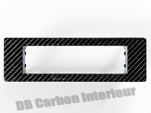 Porsche 986 carbon CD storage frame center console trim storage surround cover