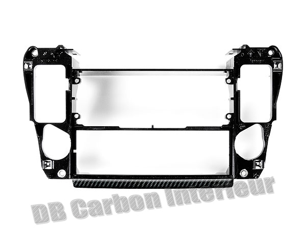 Porsche 986 carbon support frame radio climate control trim upper center console carbon parts