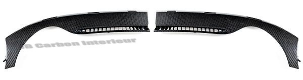 Porsche 986 Carbon Defroster Abdeckung Luftdüsen Verkleidung Armaturenbrett Blende Lüftung Windschutzscheibe Carbonteile