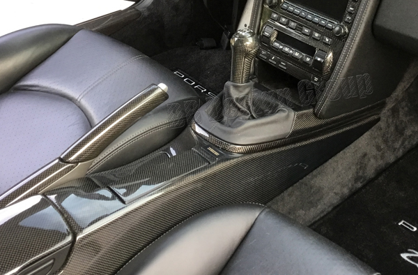  Porsche 987 carbon ashtray lid center console ash tray trim