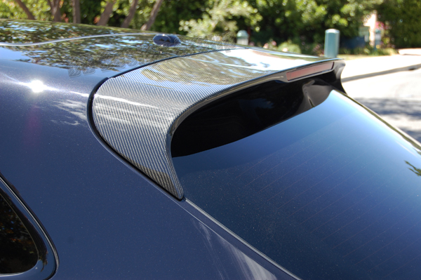 Porsche 95B Macan carbon Dachspoiler Bremsleuchte Abdeckung Verkleidung Dach Spoiler