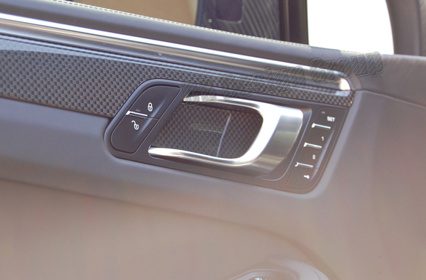 Porsche 95B Macan carbon Türgriff Blende Türverkleidung Abdeckung Einlage Griff