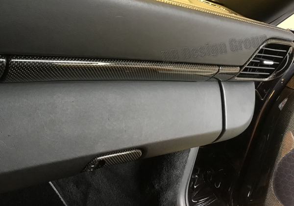  Porsche 987 carbon handle glove box compartment opener dash