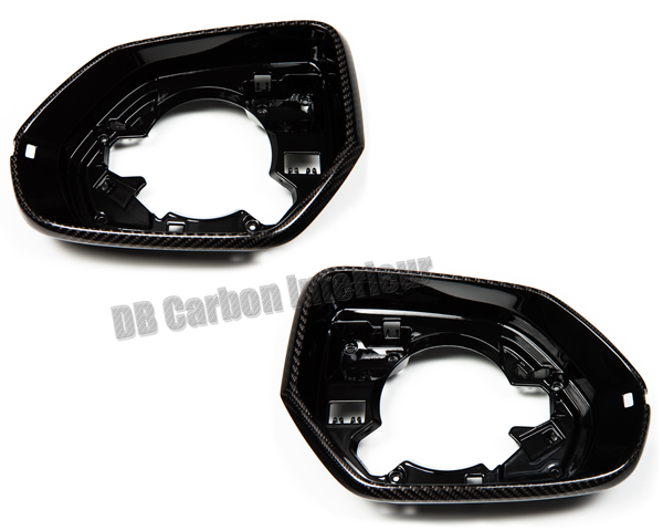 Audi Q8 SQ8 RSQ8 4M8 Carbon Spiegel Blende Seitenspiegel Gehäuse Verkleidung Exterieur Carbonteile