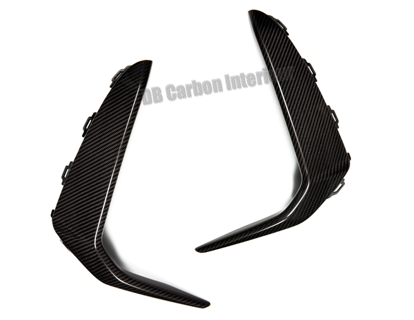 Audi Q3 SQ3 RSQ3 F3 Carbon Lufteinlass Hutzen Front Stoßstange Dekor Blende Carbonteile