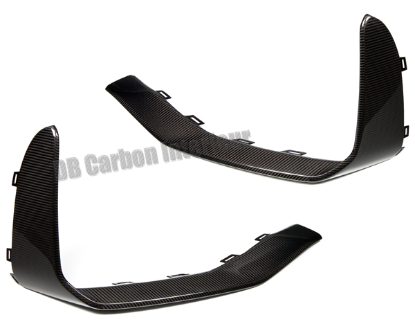 Audi Q8 SQ8 RSQ8 4M8 Carbon Hutzen Front Lufteinlass Dekor Blende Front Stoßstange Carbonteile