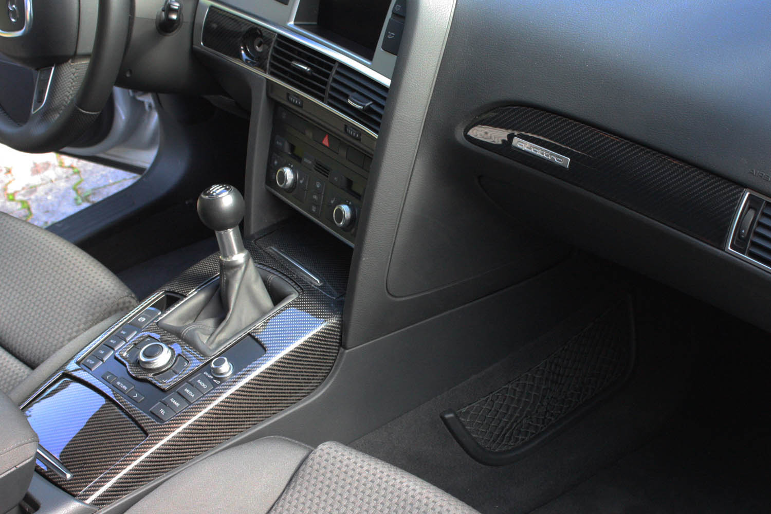 Audi R8 carbon engine bay trim panel real carbon cover exterior carbon parts
