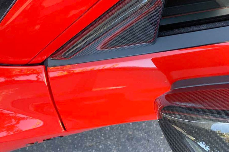  Audi R8 4S Carbon Anti Windgeräusche Spiegel Dreiecke Seitenspiegel Carbonteile