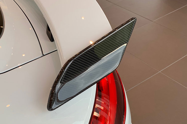 Audi TT RS carbon rear spoiler wing blade exterior trim carbon parts