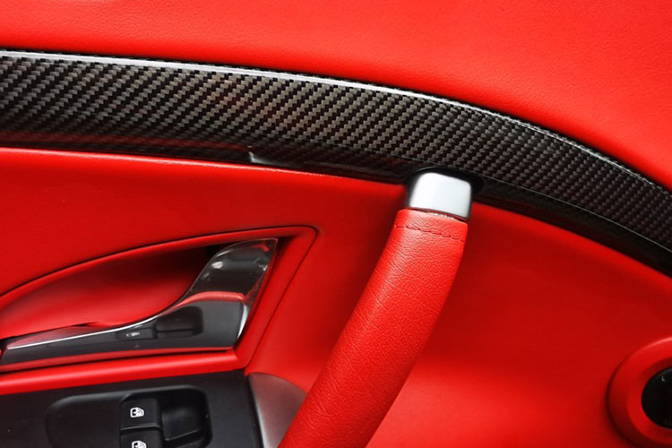  Maserati GranTurismo GranCabrio Carbon Zierleiste Tür Dekor Interieur Carbonteile 