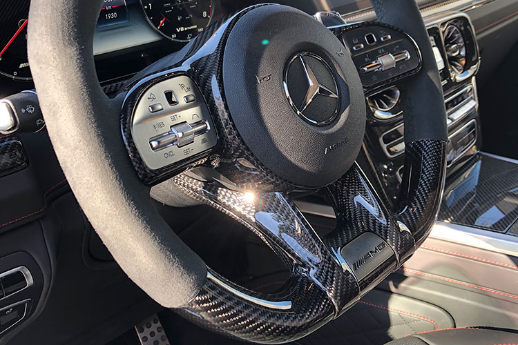 Mercedes G W463 Carbon Dekor Blende Lenkrad Zierleiste Carbonteile G63 AMG