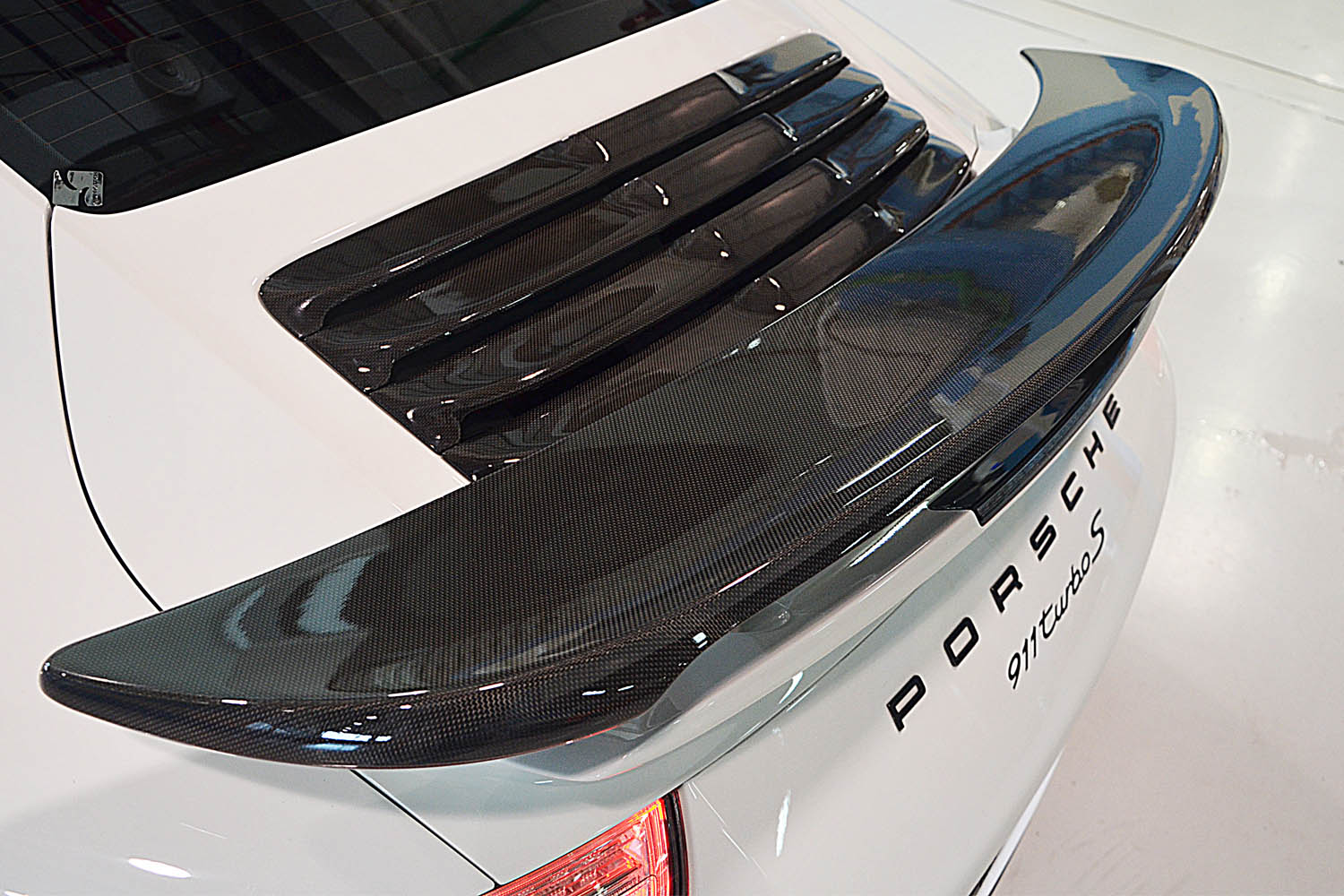  Porsche 991 turbo Carbon Lufteinlass Lamellen Motordeckel Echt Carbon Heckspoiler Flügel Carbonteile Spoiler Motor Deckel